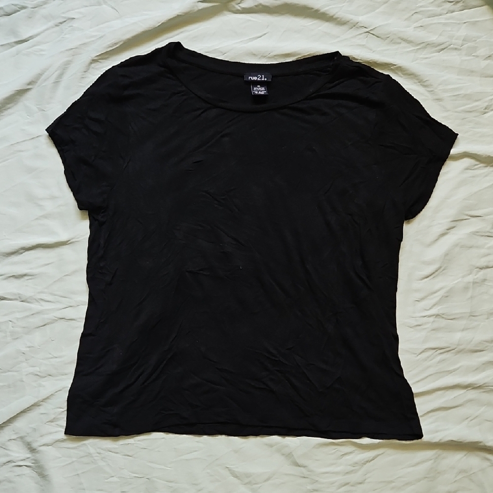 Rue 21 Women's Black Top, Size XL